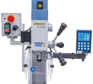 Bernardo KF16 Vario Bohr- und Fraesmaschine inkl. 3-Achs-Digitalanzeige DT40